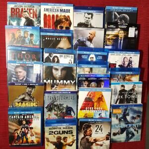 BLU-RAY Movie Bundle- 10 for $40.00